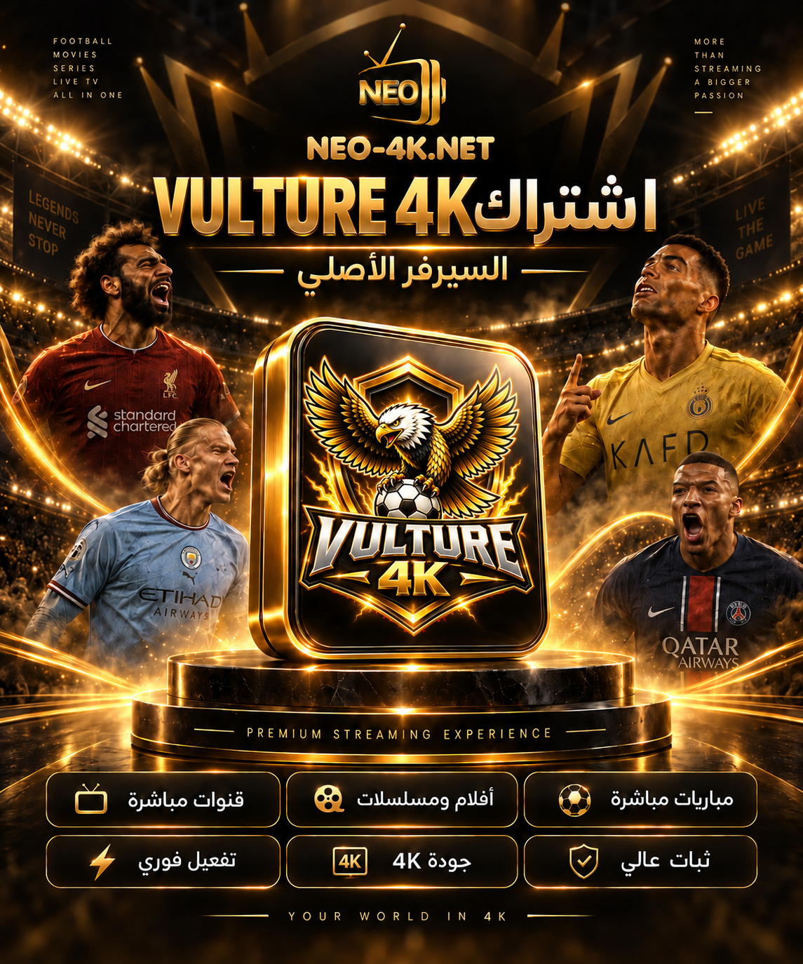 Vulture-PR Vulture 4K - أشتراك فولتشر 12 شهر - الصورة 1